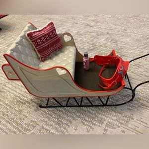 Our generation horse sled with accessories.